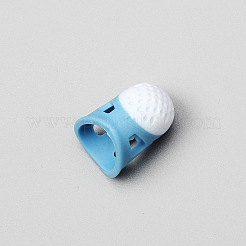 シリコーン縫製指ぬきフィンガープロテクター  DIYミシン  ライトブルー  23x12mm&nbsp;PW22062460530