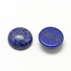 天然石ラピスラズリカボション  染め  半円/ドーム  10x4~5mm&nbsp;X-G-R416-10mm-33
