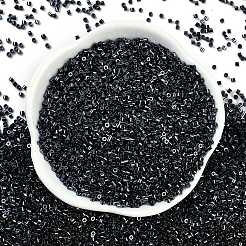 電気めっきガラスシードビーズ  虹彩  シリンダー  プルシアンブルー  1.6x1.3mm  穴：0.8mm  約60000個/ポンド&nbsp;SEED-H003-10K