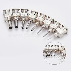 ステンレス鋼の分配針  ステンレス鋼色  18x6x5.5mm  16個/箱&nbsp;TOOL-BC0001-13A-P