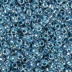 TOHOラウンドシードビーズ  日本製シードビーズ  （782)つの内側の色のabクリスタル/カプリの裏地  8/0  3mm  穴：1mm  約10000個/ポンド&nbsp;SEED-TR08-0782
