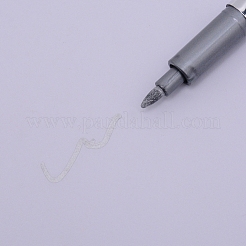 エポキシ樹脂製図ペン  ペイントマーカー  マーキングペン  落書き署名ペン  日用品  グレー  140.5x12x16mm&nbsp;LS-AJEW-J033-01B