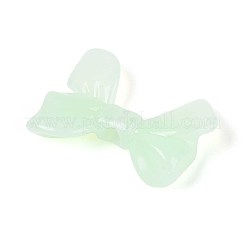 アクリルビーズ  模造ゼリー  蝶結び  甘露  23.7x32.7x7.3mm  穴：3.8mm  約240個/500g&nbsp;OACR-H038-43D