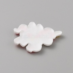 塩ビ樹脂カボション  ユニコーン  ホワイト  32x29x2mm&nbsp;SIL-WH0019-16A