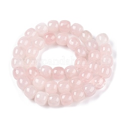 天然石ローズクォーツビーズ連売り  バレル  10~10.5x9~9.5mm  穴：1.2mm  約41~43個/連  14.37~16''（36.5~40センチメートル）&nbsp;G-T138-133