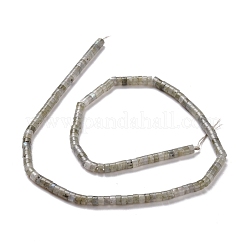 天然石ラブラドライトビーズ連売り  フラットラウンド  4x2mm  穴：1mm  約169個/連  14.96''（38センチメートル）&nbsp;G-P468-16