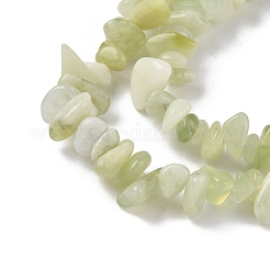 天然新しいヒスイチップビーズ連売り  5~8x5~8mm  穴：1mm  約31.5インチ&nbsp;G-M205-29