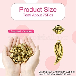 不透明アクリルビーズ 50g  混合図形  7~21.5x7~15.5x1.5~14mm  穴：1.2~4.5mm  約75個/50g&nbsp;MACR-YW0004-20