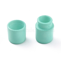ネックレス用プラスチックストラップ安全分離ポップバレルコネクター  リボンストラップ  アクアマリン  20x11mm  穴：4.5mm&nbsp;KY-TAC0005-05B