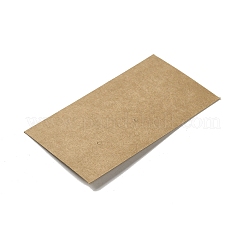 長方形のペーパーイヤリングディスプレイカード  ありがとうイヤリングカード  淡い茶色  5x9x0.05cm&nbsp;LS-CDIS-A008-01C