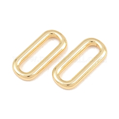 304ステンレススチールリンクリング  オーバル  ラックめっき  長持ちメッキ  ゴールドカラー  22x10x2.5mm&nbsp;SA-CBA76DA-21G-B