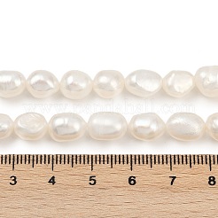天然養殖淡水パールビーズ連売り  研磨両側  グレード4a+  ライム  8~9mm  穴：0.8mm  約33~37個/連  13.90~14.25''（35.3~36.2センチメートル）&nbsp;PEAR-P064-20C-05A