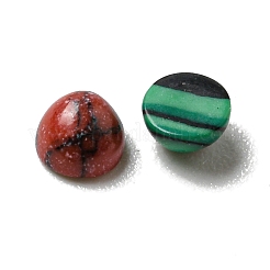 合成混合宝石カボション  半円  3x1.5mm&nbsp;G-Q173-01A-01