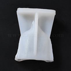 父の愛のキャンドルシリコン胸像型をDIY  半身彫刻の香り付きキャンドル作り  ホワイト  13.2x10x6.1cm  内径：83x21mm。&nbsp;LS-DIY-H001-01