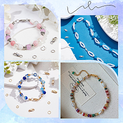スターリングシルバーのロブスタークロウ留め金6個925個  丸カン付き  プラチナメッキ  12x5.5x3mm  穴：3mm&nbsp;STER-BBC0007-28B