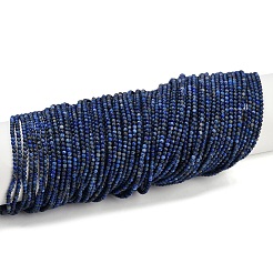 天然石ラピスラズリビーズ連売り  ラウンド  ラウンド  2mm  穴：0.3~0.5mm  約193~196個/連  15.24~15.43インチ（38.7~39cm）&nbsp;G-L628-A01-2mm-02
