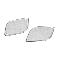 炭素鋼カッティングダイステンシル  DIY革製造用  葉  マットプラチナカラー  43x25mm&nbsp;X-DIY-WH0158-08B