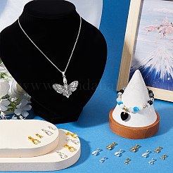 ペンダント作り用の真鍮製アイスピックピンチベイル120個、6スタイル  ゴールデン＆シルバー  11.5~17mm  穴：4~6.5mm  ピン：0.5~0.7mm  20個/スタイル&nbsp;KK-SC0005-18