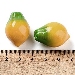 フルーツ不透明樹脂デコデンカボション  ゴレンシ  28x20x18mm&nbsp;RESI-H156-01-05