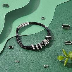 150個 5スタイル 304ステンレススチールクイックリンクコネクター  混合図形  ステンレス鋼色  15x9x5mm  内径：13x7mm  30pc&nbsp;STAS-UN0025-94
