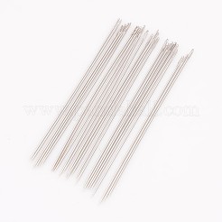 鉄ミシン針  ダーニング針  プラチナ  厚さ0.45mm  長さ48mm  穴：0.3mm  25個/袋&nbsp;X-E256-11