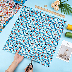 ポリコットン生地  衣類用アクセサリー  混合図形  500x450x0.2mm  約4個/セット&nbsp;DIY-WH0591-598B