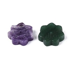 天然および合成宝石の香炉  ハスの花  香立て  ホームオフィス茶屋禅仏教用品  31~33x8~9mm  穴：2.5~3mm&nbsp;G-N345-11