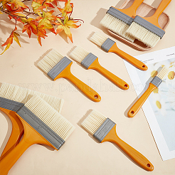 化学繊維ペイントブラシ18本  プラスチック製のハンドル付き  ペルー  172~238x23.5~175x12~14mm&nbsp;TOOL-GO0001-21