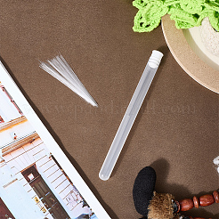 ニードルフェルト工芸用プラスチック模造動物のひげ250個。  ホワイト  68~72x0.1mm&nbsp;DIY-WH20050-10