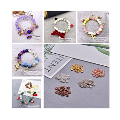 チベット風合金スペーサービーズ  花  ゴールドカラー  4.5x1.5mm  穴：1mm  2000pc&nbsp;PALLOY-PH0012-75G-WH