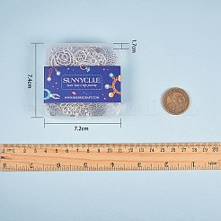 チベット風合金コネクター  混合図形  アンティークシルバー  74x72x17mm&nbsp;TIBE-SC0002-04