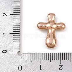 304ステンレスペンダント  クロス  イオンプレーティング（ip）  ローズゴールド  18.5x14.5x4mm  穴：2mm&nbsp;STAS-P429-03RG