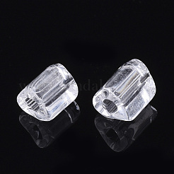 透明ガラスビーズ  三角形  三角穴  透明  4x3.5mm  穴：1.2mm  約4500個/袋&nbsp;SEED-S039-01A-01