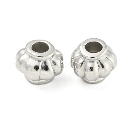 CCBプラスチックビーズ  プラチナ  ランタン  10.5x8.5mm  穴：4mm&nbsp;CCB-P013-24D-P-1
