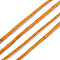 Waxed Cotton Cord, Chocolate, 1mm, about 360yard/bundle(330m/bundle)