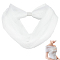 Nylon Bridal Mesh Shawl, with Rhinestone, Snow, 1140x32mm