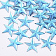 プラスチックカボション  スター  空色  13x14x1.5mm  約2000個/袋&nbsp;KY-T012-02F-1