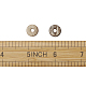 ココナッツビーズ  染め  ドーナツ  レモンシフォン  12x4mm  穴：3mm  約100個/袋&nbsp;COCB-TA0001-02C-12mm-7