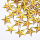 プラスチックカボション  スター  ゴールド  13x14x1.5mm  約2000個/袋&nbsp;KY-T012-02D-1