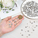 プラスチックボタン200個  半円  銀  10x5mm&nbsp;KY-CL0001-01C-3