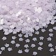 プラスチックスパンコール  縫製工芸品の装飾  ウサギの頭部  ラベンダー  4x4x0.2mm&nbsp;PVC-R024-04B-1