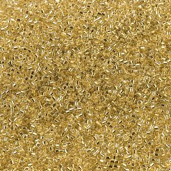 MIYUKIデリカビーズ  シリンダー  日本製シードビーズ  11/0  （db0033) 24ktゴールドライニングクリスタル  1.3x1.6mm  穴：0.8mm  約20000個/袋  100 G /袋&nbsp;SEED-J020-DB0033