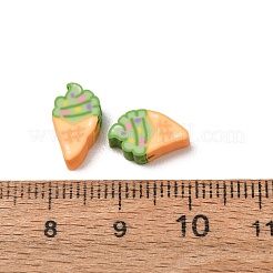 手作り樹脂粘土ビーズ  アイスクリーム  グリーン  10~11x6x4mm  穴：2mm&nbsp;PY-CBA6E6D-04A