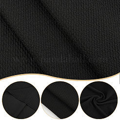 ポリエステル織物  DIYシーツ用  テーブルクロス  Tシャツ  ドレス  長方形  ブラック  100x160x0.06cm&nbsp;DIY-WH0504-241B