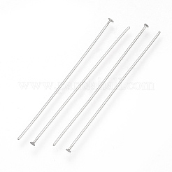 変色しにくい304ステンレススチール製フラットヘッドピン  ステンレス鋼色  40x0.7mm  21ゲージ  ヘッド：1.2~1.5mm&nbsp;STAS-Q218-01C
