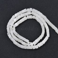 天然石クリスタルクォーツビーズ連売り  ロッククリスタルキューブビーズ  3.5x3.5x3.5mm  穴：0.7mm  約110個/連  15.16''（38.5センチメートル）&nbsp;G-B129-A01-01