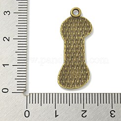 合金のチベット風チャーム  鉛フリー＆カドミウムフリー  クルーチャーム  アンティークブロンズ  11.5x31x1.7mm  穴：1.8mm  約515個/1000g&nbsp;TIBE-I026-5998AB