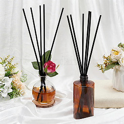ポリエステル製ディフューザー交換スティック5本  ブラック  301x4mm&nbsp;AJEW-SP0004-94B