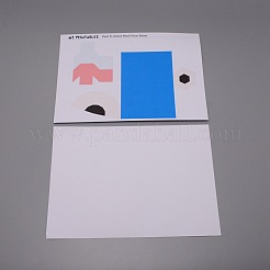 ペーパーキルティングテンプレート  英語の紙継ぎ  diyパッチワークミシンクラフト  鉛筆と鉛筆消しゴム  ミックスカラー  210x297x0.2mm  4個/セット&nbsp;DIY-WH0301-03