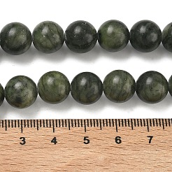 天然な中国のヒスイのビーズ連売り  台湾ヒスイ  ラウンド  10mm  穴：1.3mm  約36~38個/連  15インチ&nbsp;G-F363-10mm